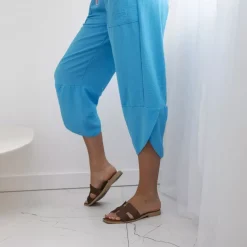 JEANS Housut></noscript>Kesi Nikki haaremihousut turkoosi