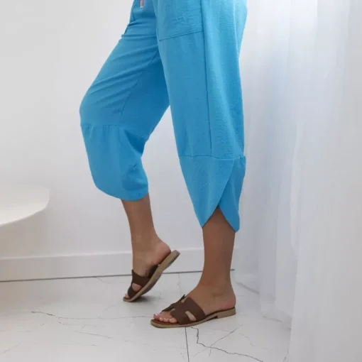 JEANS Housut>Kesi Nikki haaremihousut turkoosi