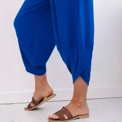 JEANS Housut></noscript>Kesi Nikki haaremihousut sininen