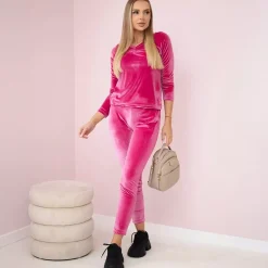 JEANS Pitkähihaiset Paidat | Housut>Kesi Ode velour oloasu vanha roosa