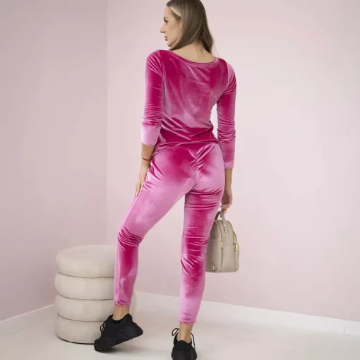 JEANS Pitkähihaiset Paidat | Housut>Kesi Ode velour oloasu vanha roosa