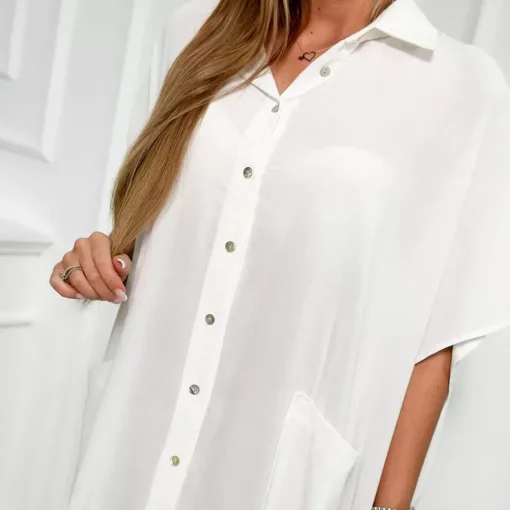 JEANS Tunikat | Midimekot>Kesi Olivia paitamekko valkoinen