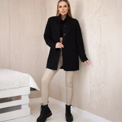 JEANS Takit>Kesi Patton vuoreton teddytakki musta