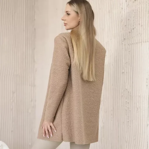 JEANS Takit>Kesi Patton vuoreton teddytakki kameli
