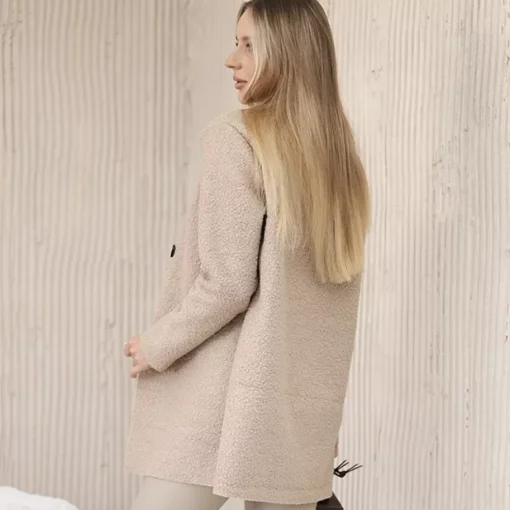 JEANS Takit>Kesi Patton vuoreton teddytakki v.ruskea