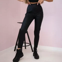 JEANS Leggingsit>Kesi Pockets kuvioidut housut musta