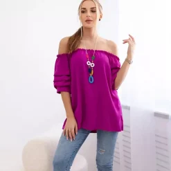 JEANS Lyhythihaiset Paidat Ja Topit>Kesi Raquell paita korulla magenta