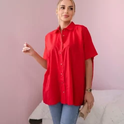 JEANS Lyhythihaiset Paidat Ja Topit>Kesi Reena paitapusero punainen