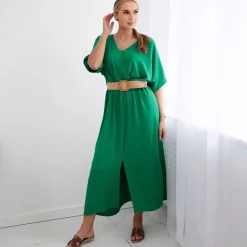 JEANS Maksimekot>Kesi Renya mekko vyöllä vihreä