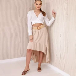 JEANS Hameet>Kesi Rianna hame vyöllä beige