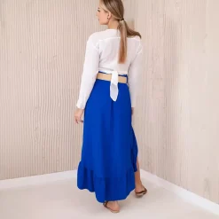 JEANS Hameet></noscript>Kesi Rianna hame vyöllä sininen