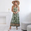 JEANS Maksimekot>Kesi Sienna viskoosinen mekko khaki