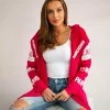JEANS Takit>Kesi Sixth trikootakki hupulla fuksia