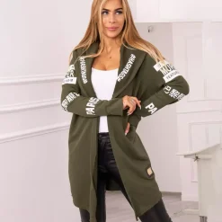JEANS Takit></noscript>Kesi Sixth trikootakki hupulla khaki