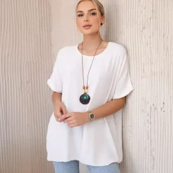 JEANS Lyhythihaiset Paidat Ja Topit>Kesi Solly oversize paita korulla cream