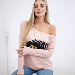 JEANS Pitkähihaiset Paidat>Kesi Suvie puuvillatrikoopaita roosa