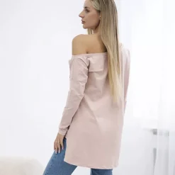 JEANS Pitkähihaiset Paidat></noscript>Kesi Suvie puuvillatrikoopaita roosa