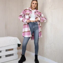 JEANS Pitkähihaiset Paidat></noscript>Kesi Tessie villakangaspaita roosa