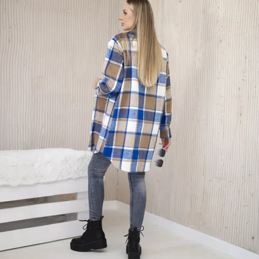JEANS Pitkähihaiset Paidat>Kesi Tessie villakangaspaita sininen
