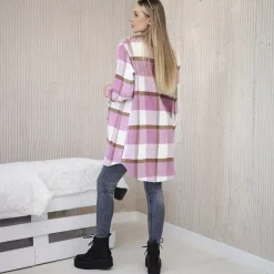 JEANS Pitkähihaiset Paidat></noscript>Kesi Tessie villakangaspaita roosa