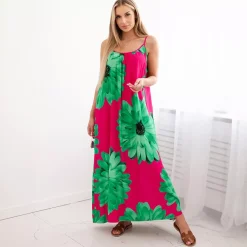 JEANS Maksimekot>Kesi Thema viskoosimekko fuksia