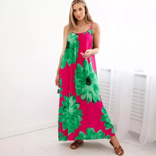 JEANS Maksimekot>Kesi Thema viskoosimekko fuksia