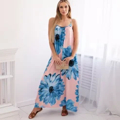 JEANS Maksimekot>Kesi Thema viskoosimekko roosa