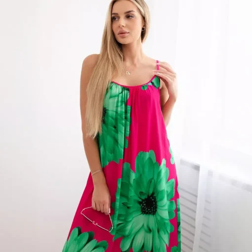 JEANS Maksimekot>Kesi Thema viskoosimekko fuksia