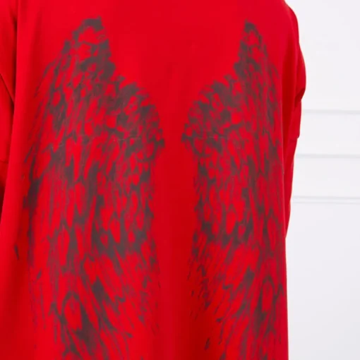 JEANS Hupparit>Kesi Wings hupullinen paita punainen