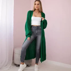 JEANS Neuleet>Kesi Xena neuletakki taskuilla vihreä