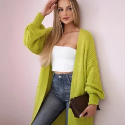 JEANS Neuleet>Kesi Xena neuletakki taskuilla pistaasi