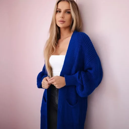 JEANS Neuleet>Kesi Xena neuletakki taskuilla sininen