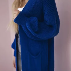 JEANS Neuleet></noscript>Kesi Xena neuletakki taskuilla sininen