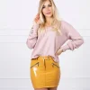 JEANS Hameet>Kesi Zippers minihame mustard