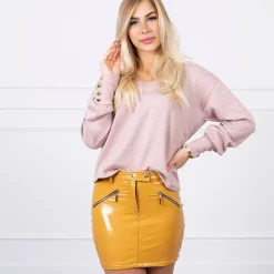 JEANS Hameet>Kesi Zippers minihame mustard