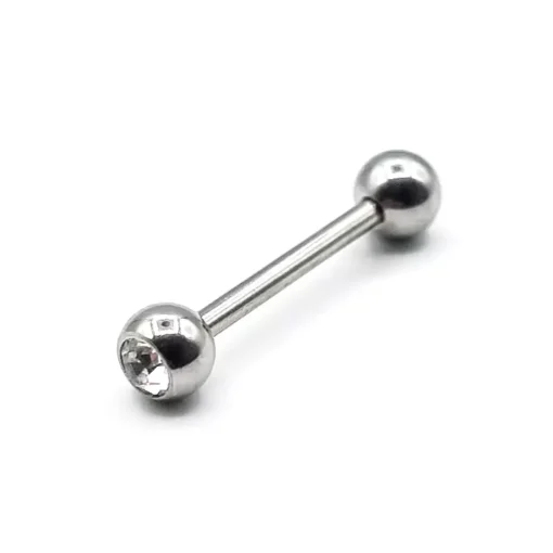 JEANS Korut>Kielikoru barbell strassilla kirkas