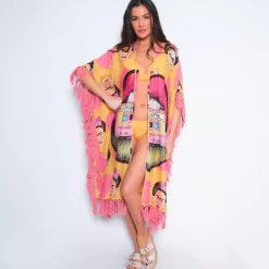 JEANS Takit | Plus!>Kitsch & Pop puuvillainen hapsukimono