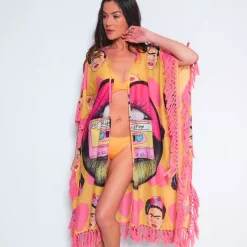 JEANS Takit | Plus!>Kitsch & Pop puuvillainen hapsukimono