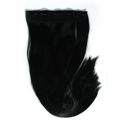 JEANS Hiustarvikkeet>Klipsipidennys musta 5 klipsiä