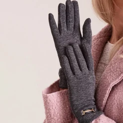 JEANS Huivit Ja Käsineet></noscript>Kosketusnäyttökäsineet tummanharmaa