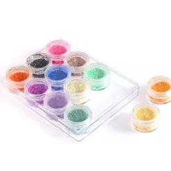 JEANS Kynsitarvikkeet>Kynsikoristepakkaus 12 x 3 ml helmimurska