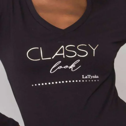 JEANS Pitkähihaiset Paidat>La Tynka Classy paita musta