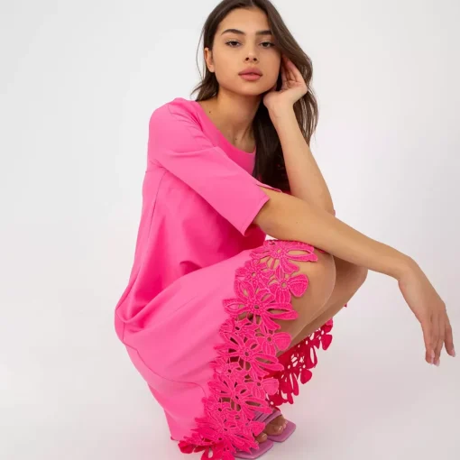 JEANS Minimekot>Lakerta Hannah mekko pinkki