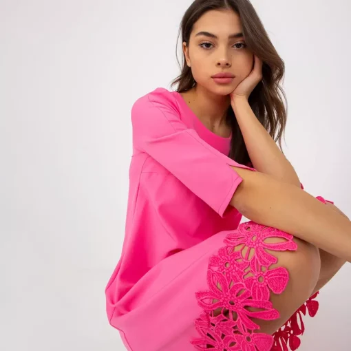 JEANS Minimekot>Lakerta Hannah mekko pinkki