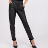 JEANS Housut>Lakerta Harper PU housut musta