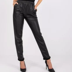 JEANS Housut>Lakerta Harper PU housut musta