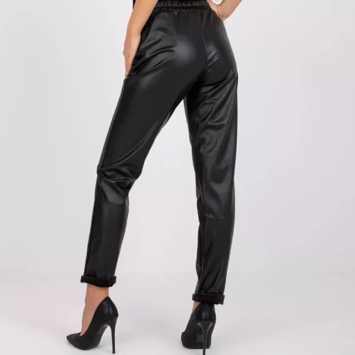 JEANS Housut>Lakerta Harper PU housut musta