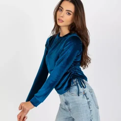 JEANS Pitkähihaiset Paidat>Lakerta Jazlyn velourpaita marine