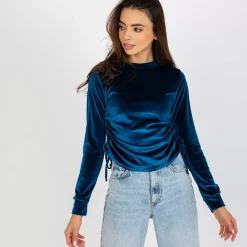 JEANS Pitkähihaiset Paidat>Lakerta Jazlyn velourpaita marine