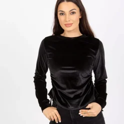 JEANS Pitkähihaiset Paidat>Lakerta Jazlyn velourpaita musta